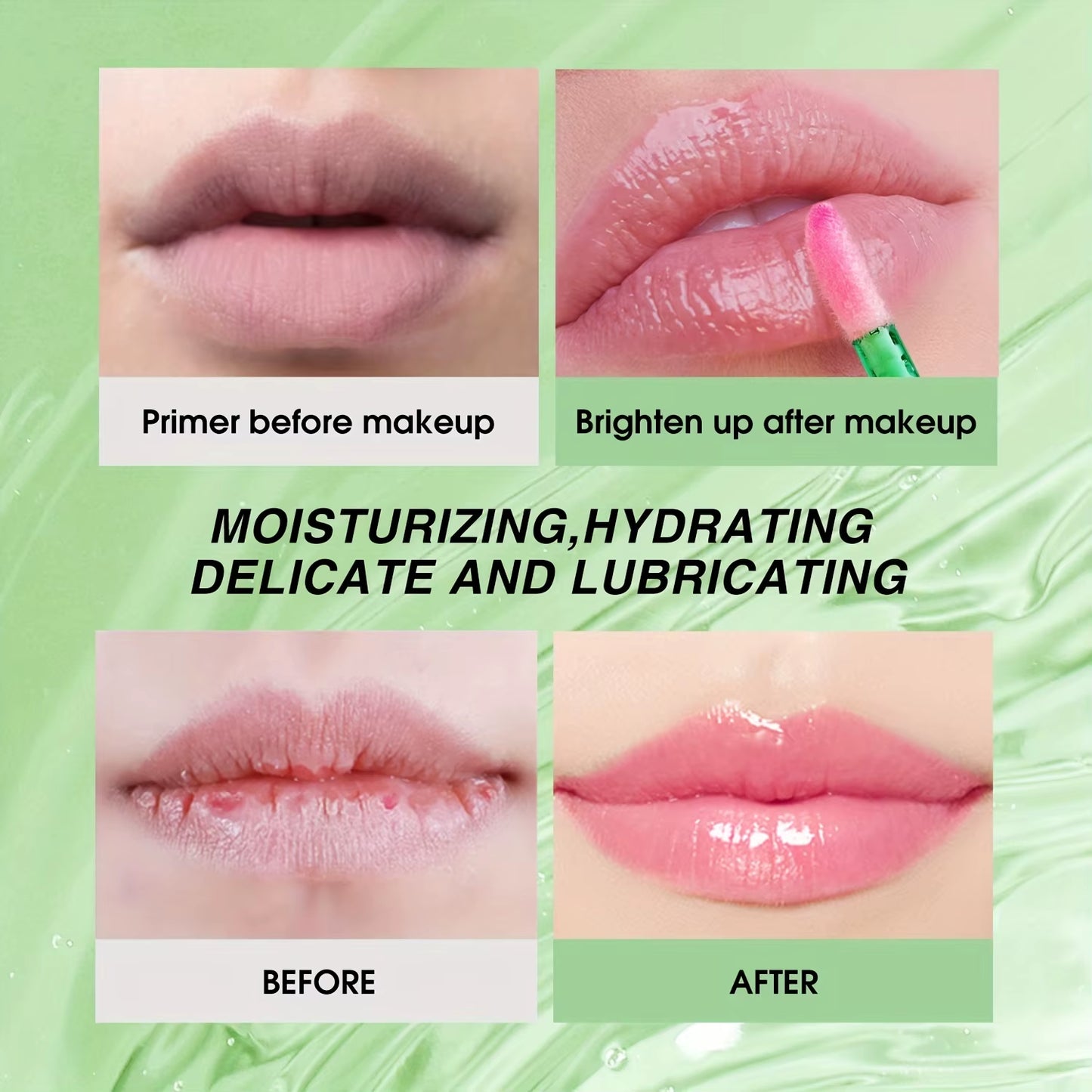 Aloe Vera Moisturizing and Moisturizing Lip Color Warm and Colorful Lip Oil