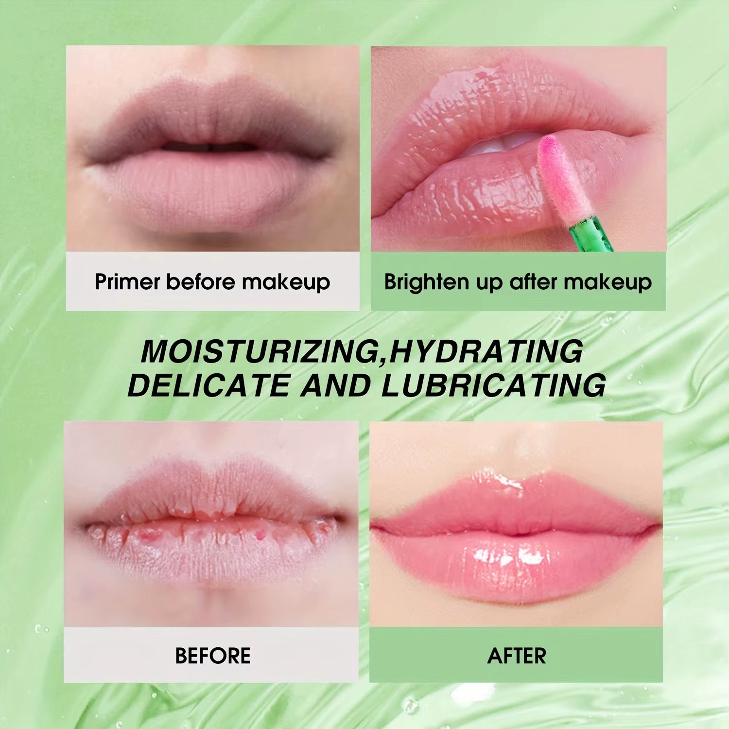 Aloe Vera Moisturizing and Moisturizing Lip Color Warm and Colorful Lip Oil